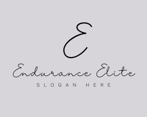 Professional Script Fashion Boutique logo design