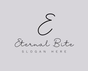 Professional Script Fashion Boutique logo design