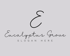 Professional Script Fashion Boutique logo design