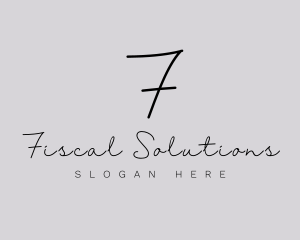 Professional Script Fashion Boutique logo design