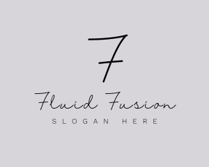 Professional Script Fashion Boutique logo design