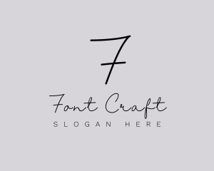 Professional Script Fashion Boutique logo design