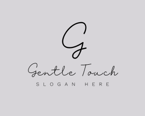 Professional Script Fashion Boutique logo design