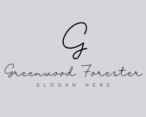 Professional Script Fashion Boutique logo design