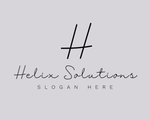 Professional Script Fashion Boutique logo design