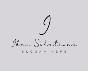 Professional Script Fashion Boutique logo design