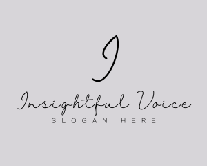 Professional Script Fashion Boutique logo design