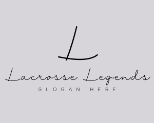 Professional Script Fashion Boutique logo design