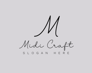 Professional Script Fashion Boutique logo design