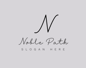 Professional Script Fashion Boutique logo design