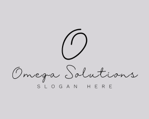 Professional Script Fashion Boutique logo design