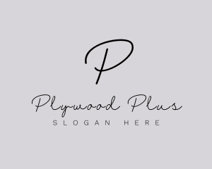 Professional Script Fashion Boutique logo design