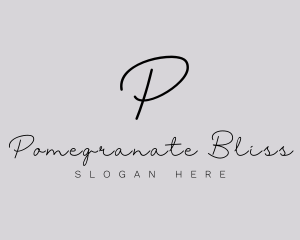 Professional Script Fashion Boutique logo design