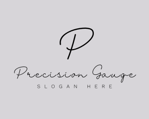 Professional Script Fashion Boutique logo design