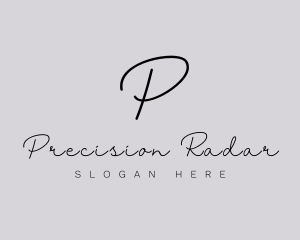 Professional Script Fashion Boutique logo design