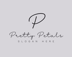 Professional Script Fashion Boutique logo design