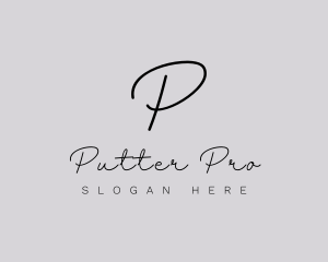 Professional Script Fashion Boutique logo design