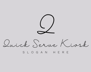 Professional Script Fashion Boutique logo design