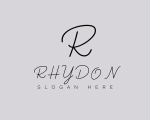 Professional Script Fashion Boutique logo design