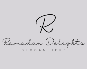 Professional Script Fashion Boutique logo design