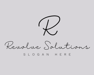 Professional Script Fashion Boutique logo design