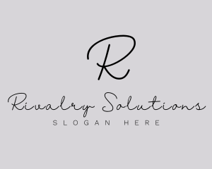 Professional Script Fashion Boutique logo design