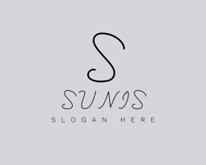 Professional Script Fashion Boutique logo design