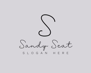 Professional Script Fashion Boutique logo design