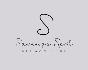 Professional Script Fashion Boutique logo design