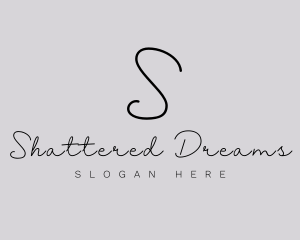 Professional Script Fashion Boutique logo design