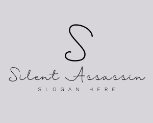 Professional Script Fashion Boutique logo design