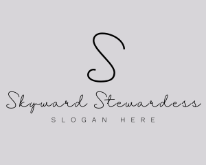 Professional Script Fashion Boutique logo design