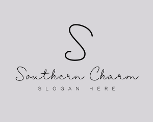 Professional Script Fashion Boutique logo design