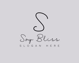 Professional Script Fashion Boutique logo design