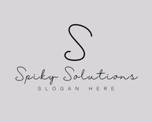 Professional Script Fashion Boutique logo design