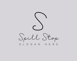 Professional Script Fashion Boutique logo design