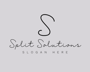 Professional Script Fashion Boutique logo design