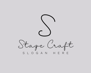 Professional Script Fashion Boutique logo design