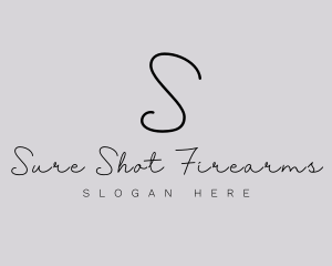 Professional Script Fashion Boutique logo design