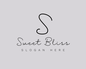 Professional Script Fashion Boutique logo design