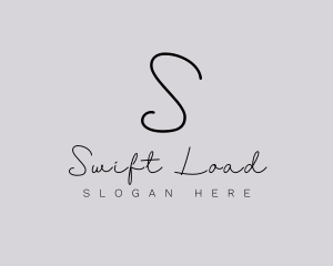 Professional Script Fashion Boutique logo design