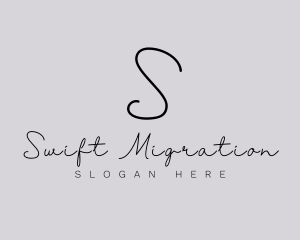 Professional Script Fashion Boutique logo design