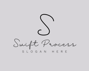 Professional Script Fashion Boutique logo design