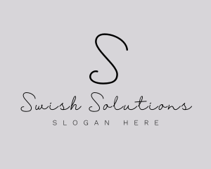 Professional Script Fashion Boutique logo design