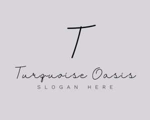 Professional Script Fashion Boutique logo design