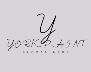 Professional Script Fashion Boutique logo design