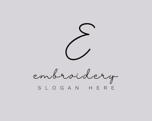 Professional Script Fashion Boutique logo design