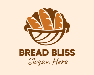 Baguette - Baguette Bread Basket logo design