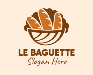 Baguette - Baguette Bread Basket logo design