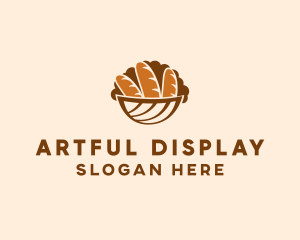 Baguette Bread Basket logo design